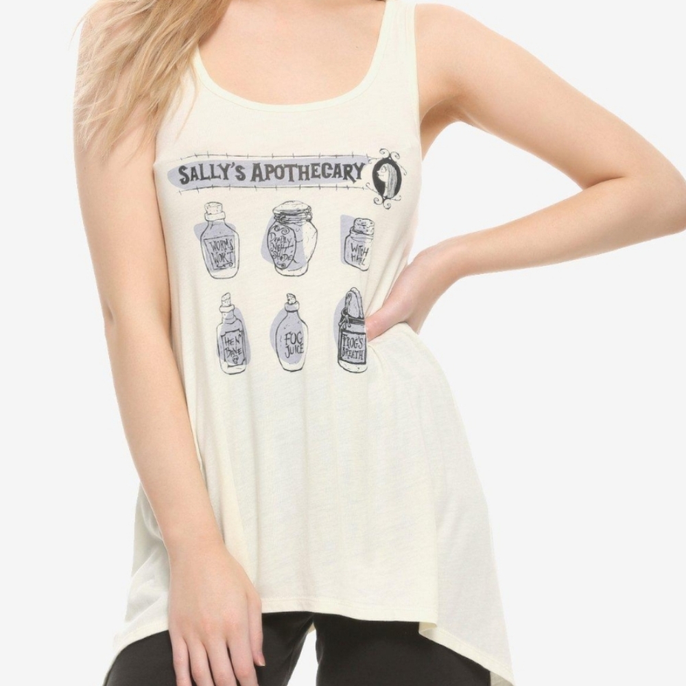 The Nightmare Before Christmas Sally's Apothecary Shark Bite Girls Strappy Tank